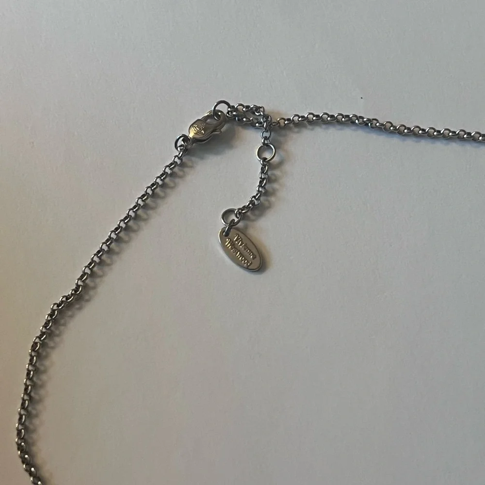 Vivienne Westwood Mini Bas Relief Necklace Choker - Picture 5 of 11